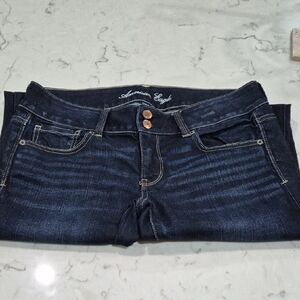 American Eagle Outfitters Dark Blue Midrise Jeans
